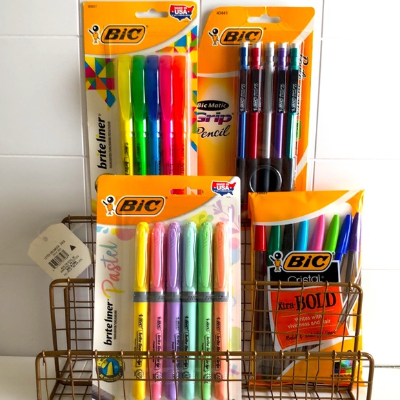 5 Piece Set! 4 BIC Items & Desk Organizer! All are Brand New’ - Picture 2 of 7